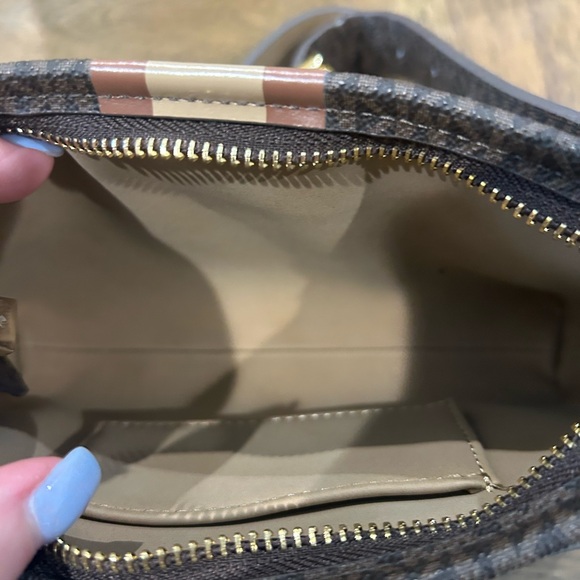 Michael Kors Brown and Tan Belt Bag Leather Adjustable, New In Sparkly Giftbox. - Picture 9 of 10